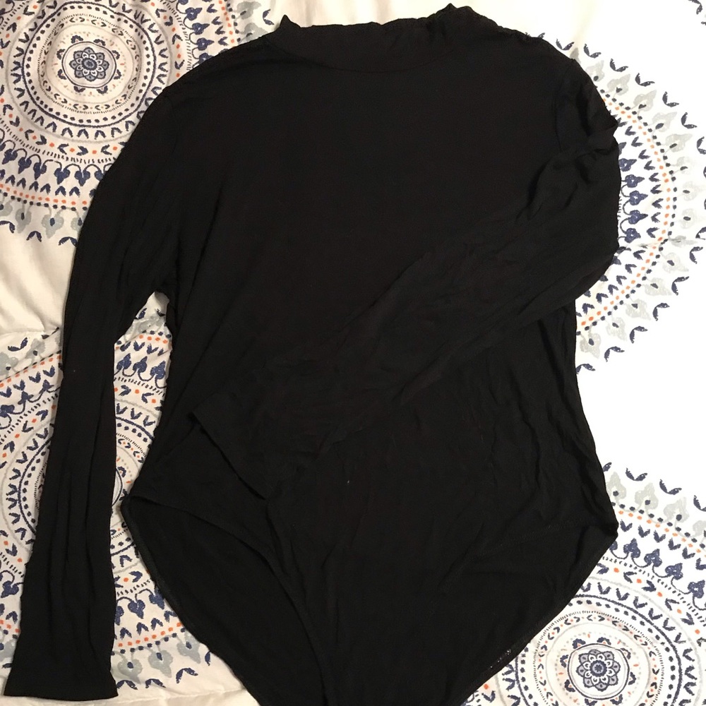 Long Sleeve Mock-Neck BodySuit